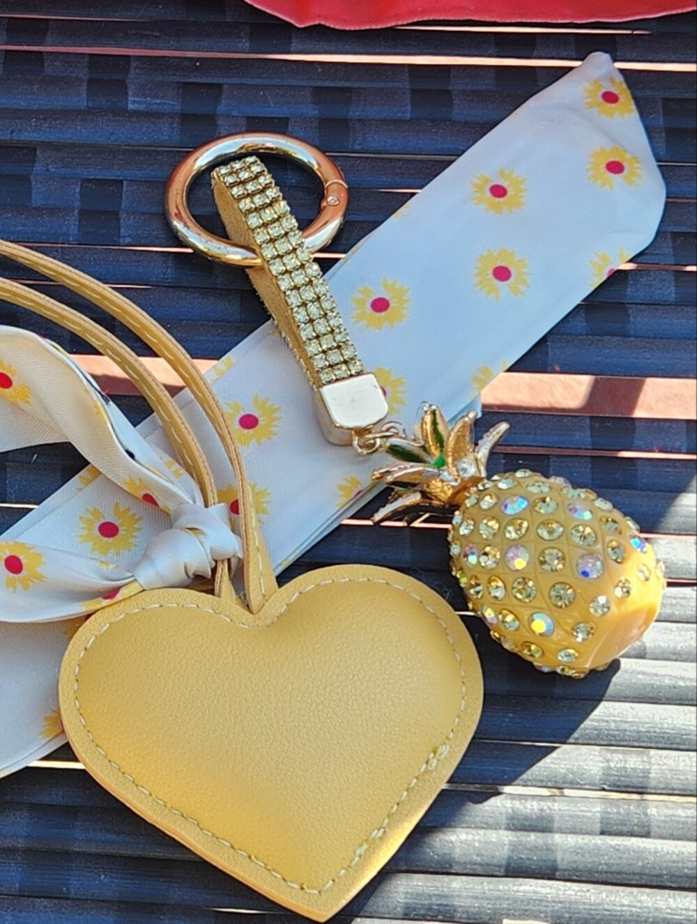 Bag Accessory 3 PC Bundle YELLOW NIP